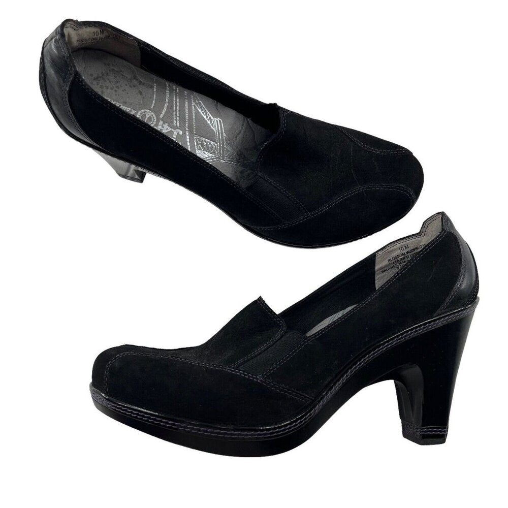 J-41 Heels Blossom WJ09BL001 Leather Black Women's size 10 M